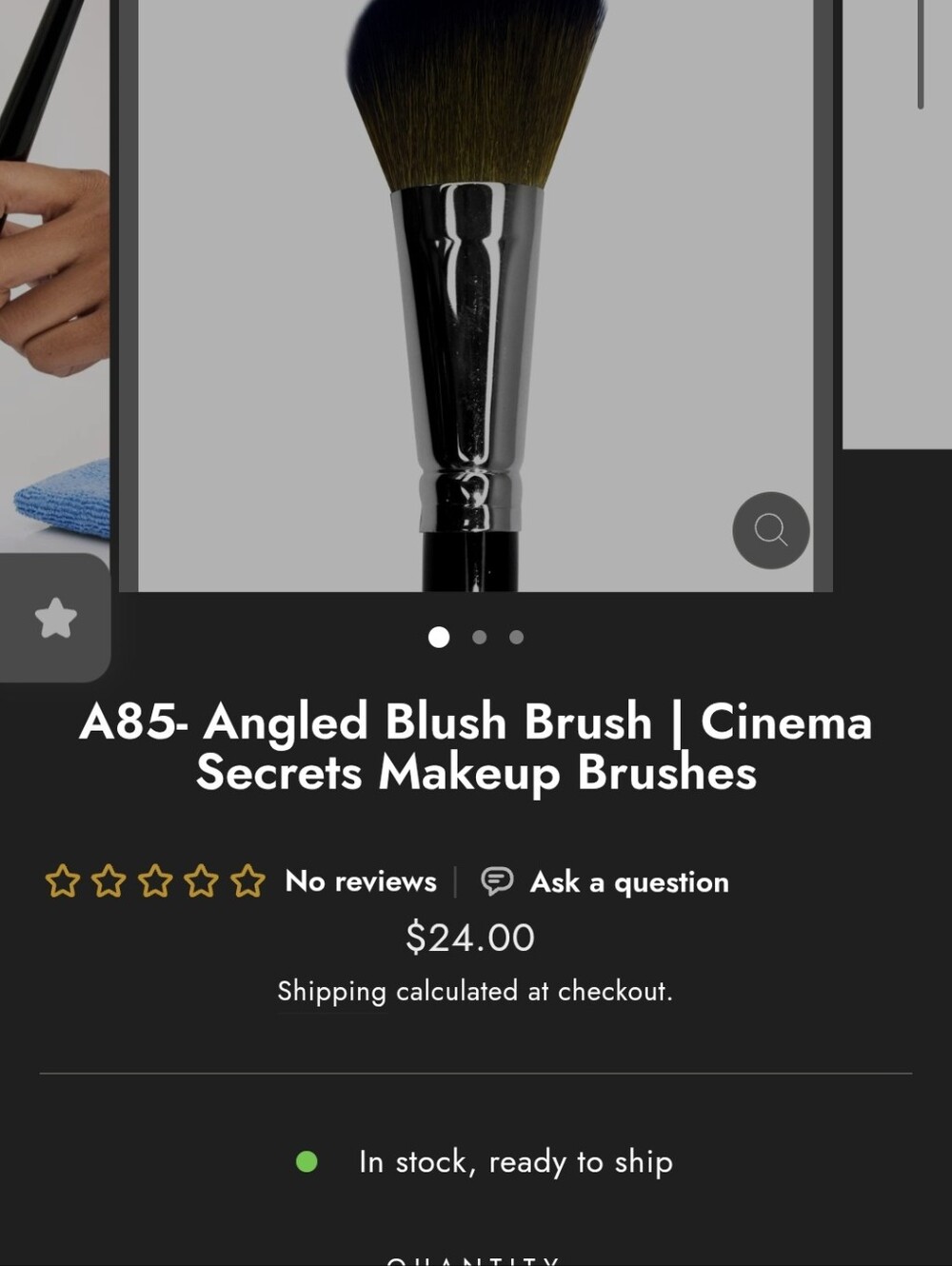 Cinema Secrets Angled Blush Brush